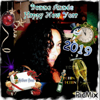 Hello -Je vous souhaite une bonne année 2019 plein de bonheur-Dan😘🥂✨
