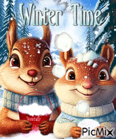 Winter Time animovaný GIF