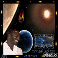 michael jackson ft Akon анимированный гифка