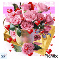 trandafiri Animated GIF