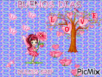 BUENOS DIAS animovaný GIF