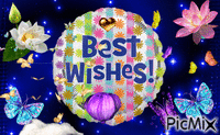 best wishes - GIF animado gratis