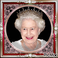 Elizabeth II, Reine d'Angleterre Gif Animado