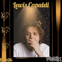 Lewis Capaldi ~  Singer - Gratis animerad GIF
