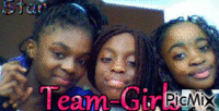 Team-girls animált GIF