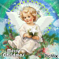 Christmas angel-contest GIF animé