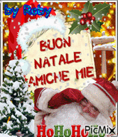 buongiorno buon NATALE!!!!!!!!!! by Roby - Nemokamas animacinis gif