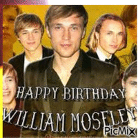 Happy Birthday William Moseley - GIF เคลื่อนไหวฟรี