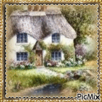 Belle maison de campagne - Free animated GIF