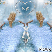 anges clolmbes et diamants - Free animated GIF