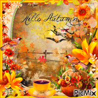 Hello Autumn - GIF animado gratis