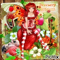 Strawberry fantasy - Animovaný GIF zadarmo