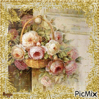 flower basket - Δωρεάν κινούμενο GIF