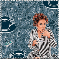 Coffee fashion Animated GIF