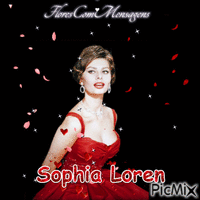 Sophia Loren κινούμενο GIF