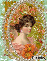 Vintage in orange and green color palette - Darmowy animowany GIF
