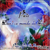 Page : Paix Et Amour - GIF animé gratuit