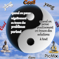 ying yang animovaný GIF