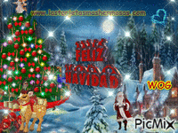 Feliz Navidad - GIF animado grátis