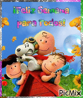 Snoopy and Friends анимированный гифка