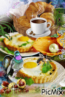 Frühstück geanimeerde GIF