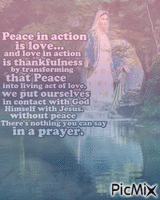 Peace in action - GIF animate gratis