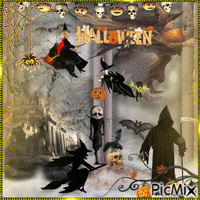 halloween - GIF animé gratuit