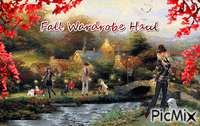 Fall Wardrobe Haul - GIF animasi gratis
