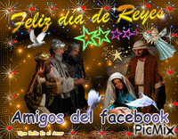 Feliz Dia de Reyes Magos - GIF animé gratuit