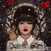 Dark Girl.... - 無料のアニメーション GIF