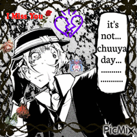 its not chuuya day 3 animēts GIF