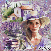 Lavender summer - Gratis animeret GIF