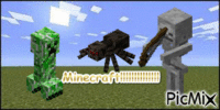 Minecraft!!!!!!!!!!!!!!! - GIF animado grátis