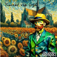 Vincent Van Gogh - GIF animé gratuit
