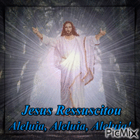 JESUS RESSUSCITOU animovaný GIF