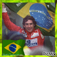 Ayrton Senna - Ilmainen animoitu GIF