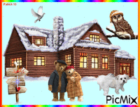 Paysage D;hiver - 免费动画 GIF
