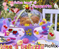 felice lunedi' di Pasquetta - GIF animate gratis