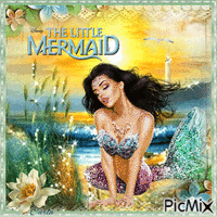 Mermaid animēts GIF