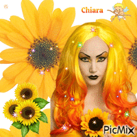 love sun flower GIF animata