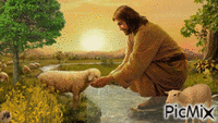 El buen Pastor - Ingyenes animált GIF
