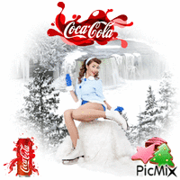 Every Thing Goes Good With Coke animerad GIF