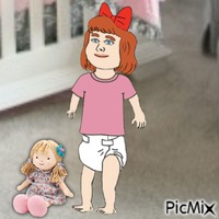 Elizabeth and Dolly animēts GIF