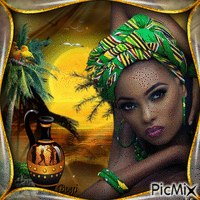 African sunset... animēts GIF