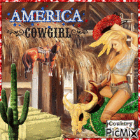 cowgirl - GIF animé gratuit