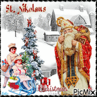 St. Nikolaus. Christmas cheer
