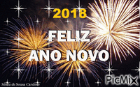 Feliz Ano Novo 2018 (0) - GIF animé gratuit