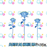 Flores da minha vida - GIF animado gratis