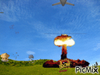 Bombe a hiroshima GIF animasi