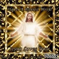 Have a Blessed Week! - Darmowy animowany GIF